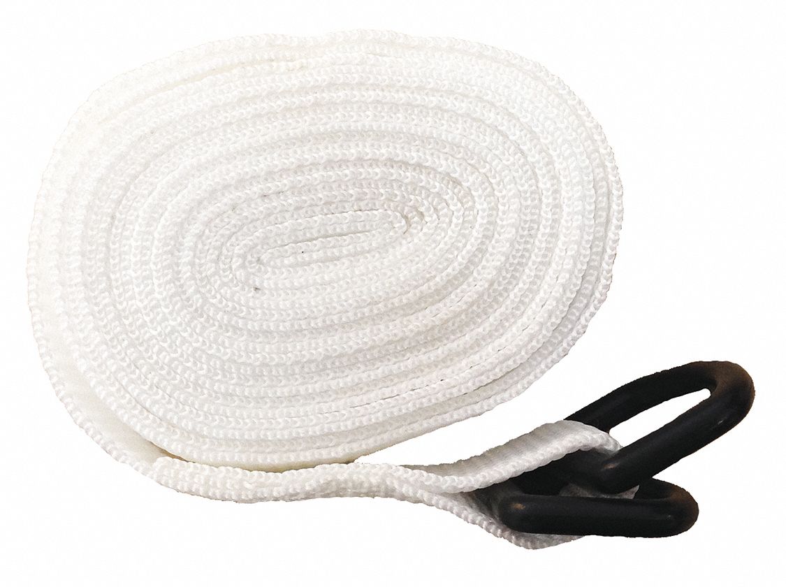 Strap, White, 8 3/8' L, PK50