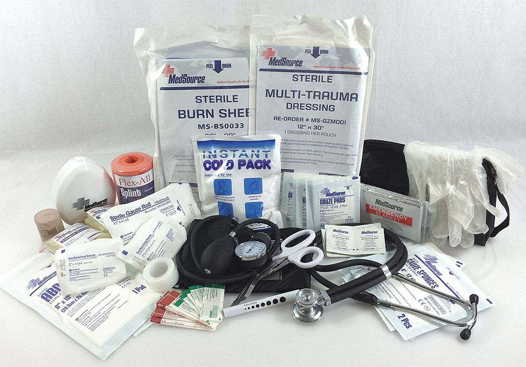 First Aid Kit,  Number of Components 57,  People Served 1 to 6