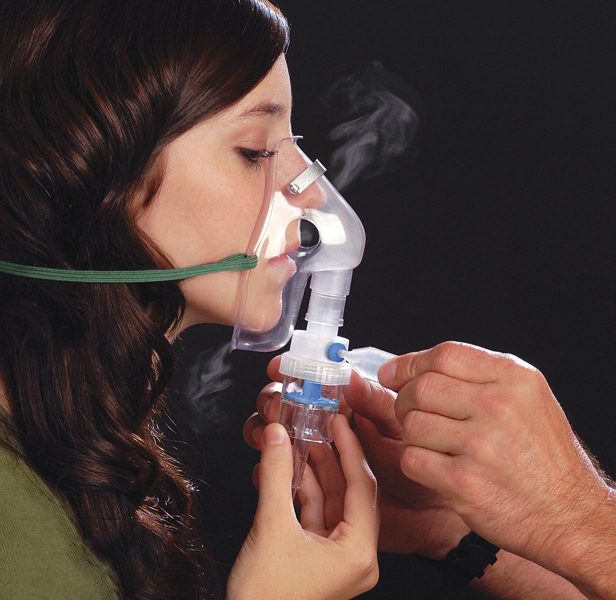 oxygen mask with nebulizer