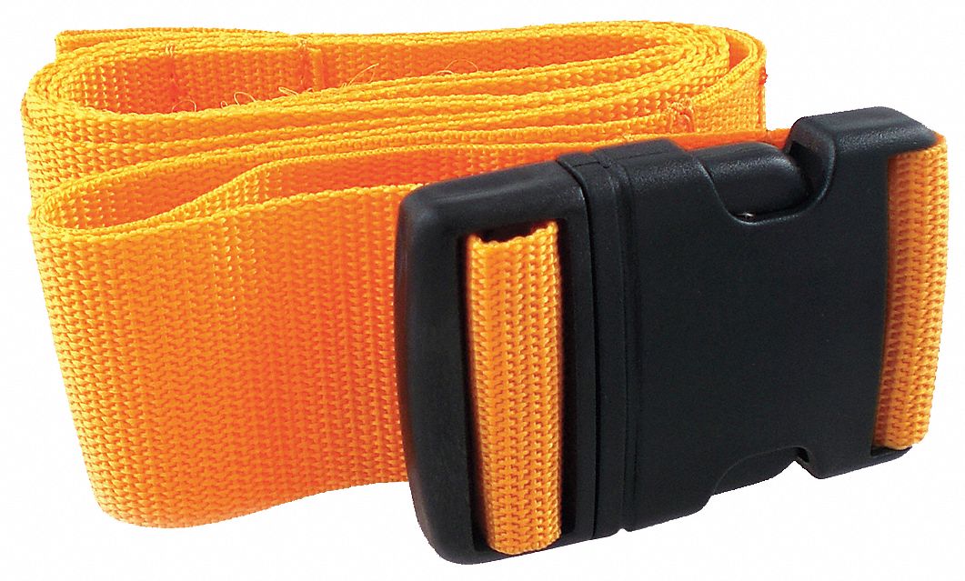 STRAP,POLYPROPYLENE,60 IN L,ORANGE