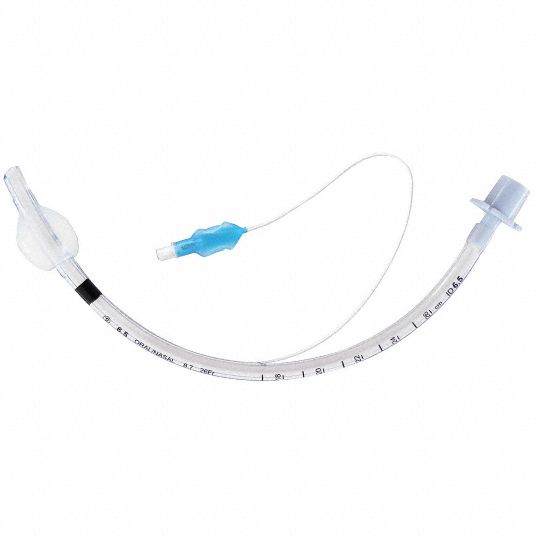 MEDSOURCE, 7 mm Cuffed Size, Sterile, Cuffed Endotracheal Tube - 30LU28 ...