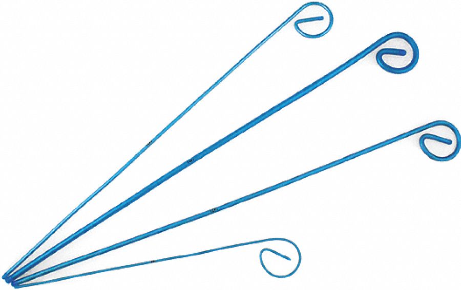 Stylet: 6 Fr Catheter Size, Sterile, Metal