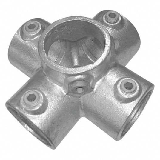 GRAINGER APPROVED Structural Pipe Fitting Cross, 2 in For Pipe Size