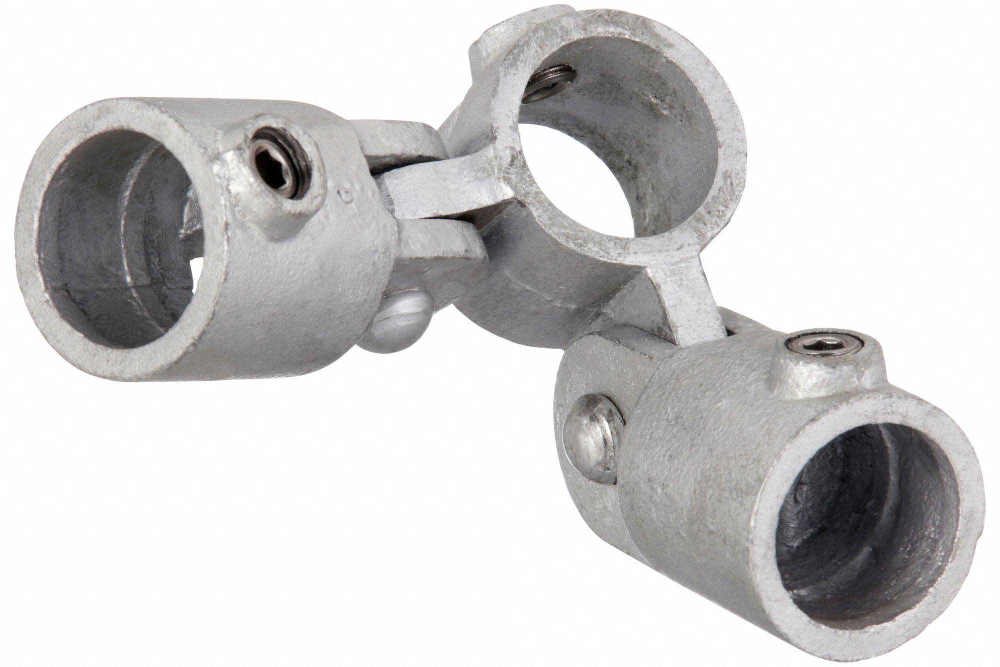 GRAINGER APPROVED Structural Pipe Fitting, Fitting Type Corner Swivel Socket, Mounting Type