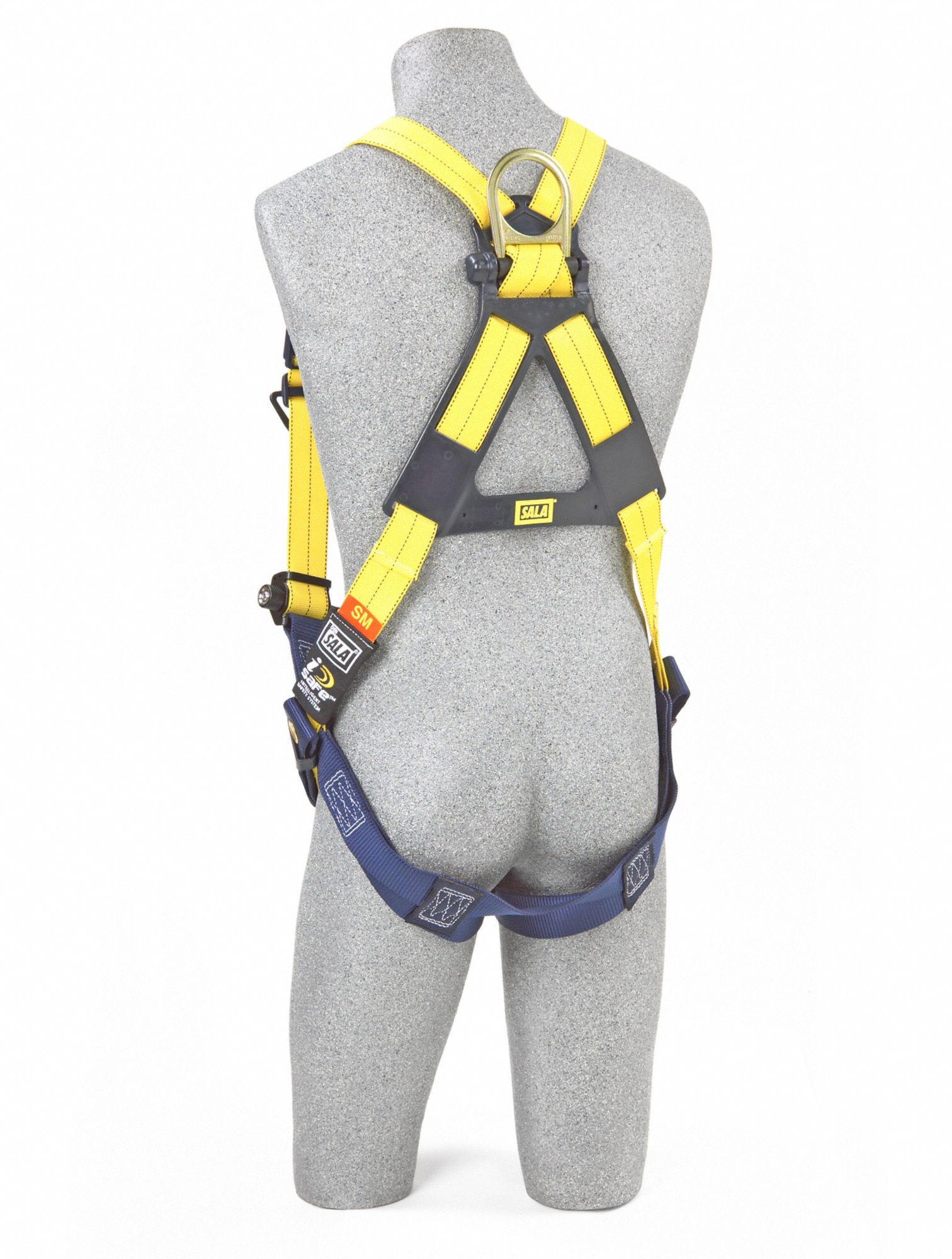 3M DBISALA Full Body Harness, 420 lb, Yellow 3XL 30M4031101258