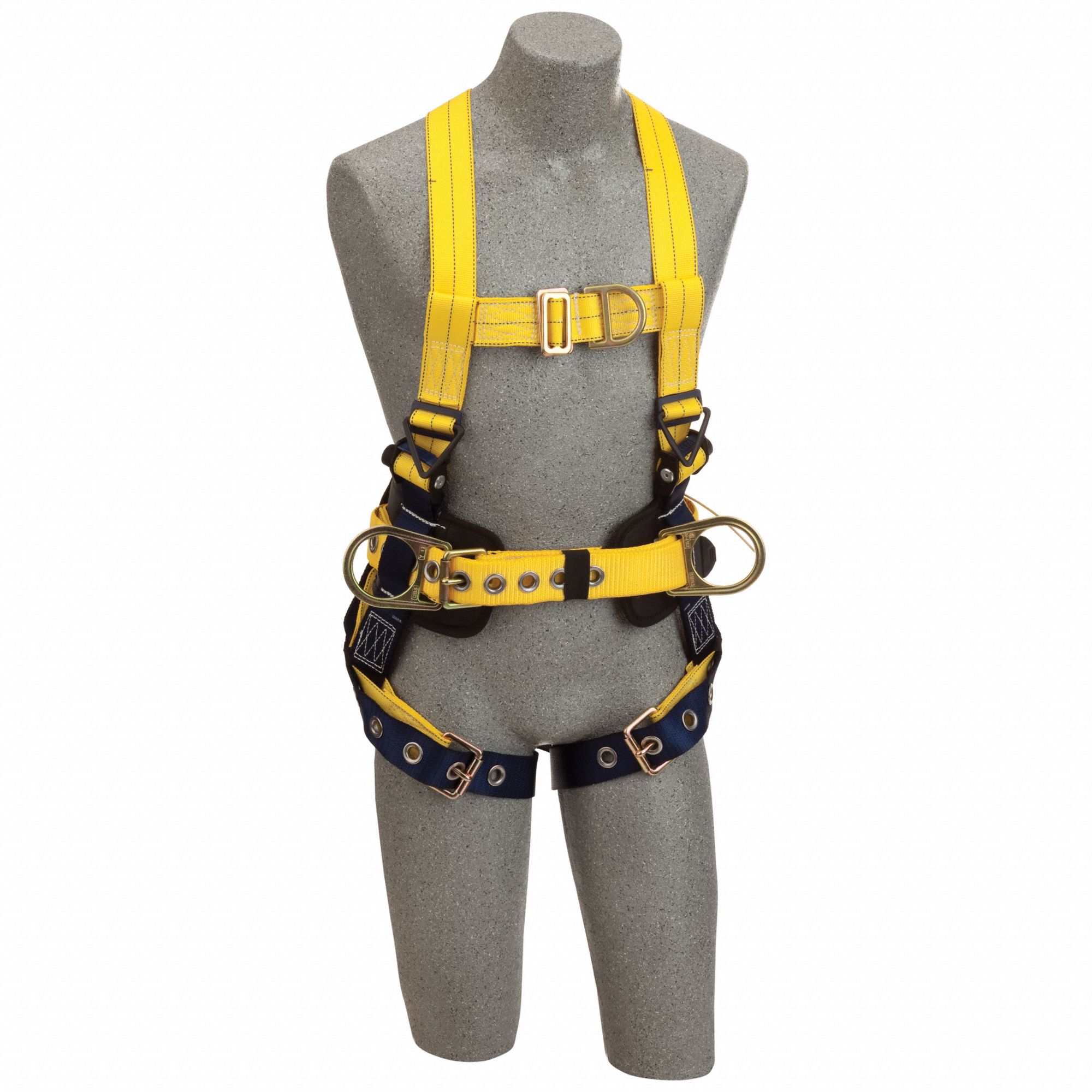 3M DBI-SALA, Vest, Mating / Tongue Buckles, Full Body Harness - 30M465 ...