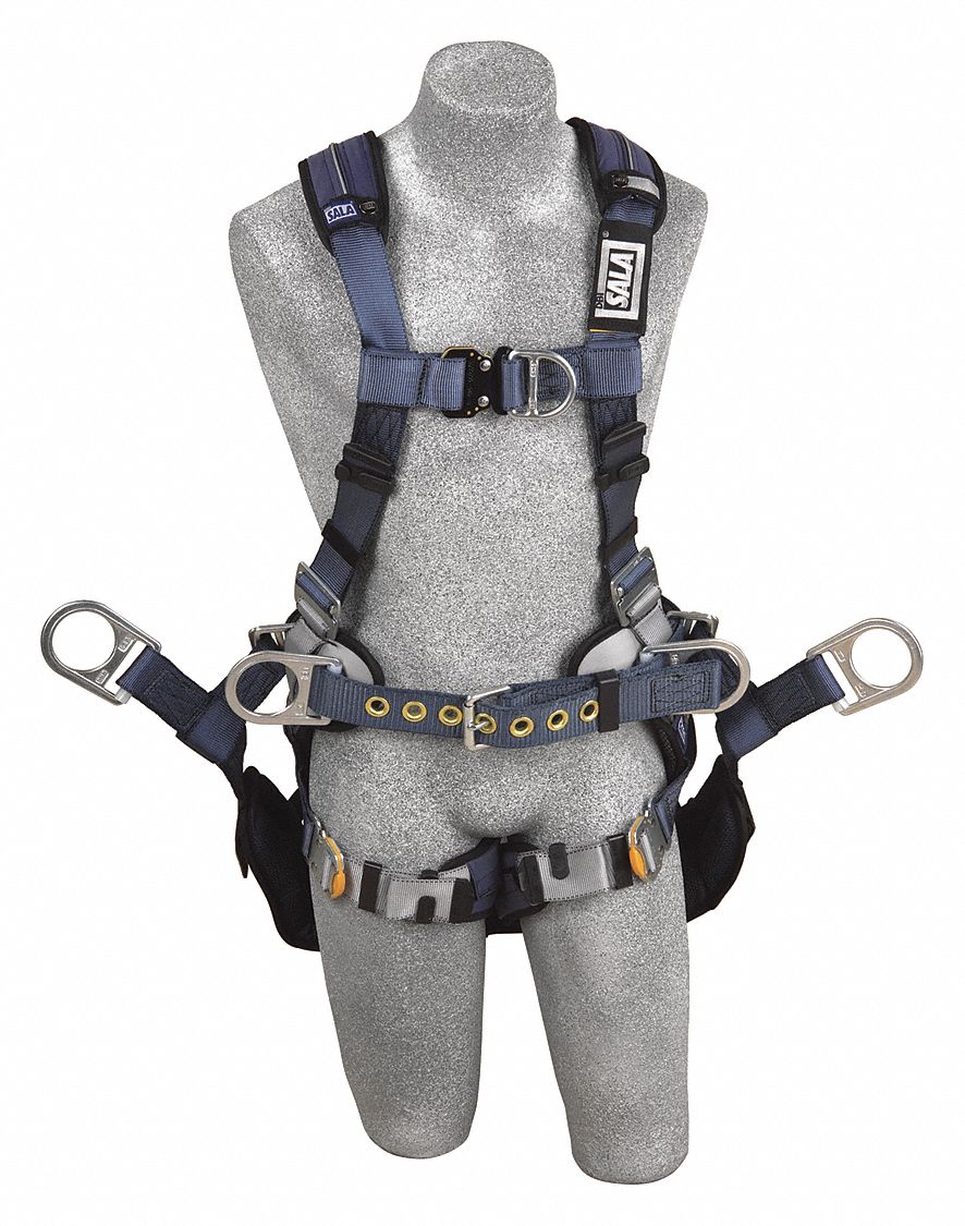 3M DBI-SALA, Quick-Connect, S, XP Tower Climbing Harnesses - 30M521