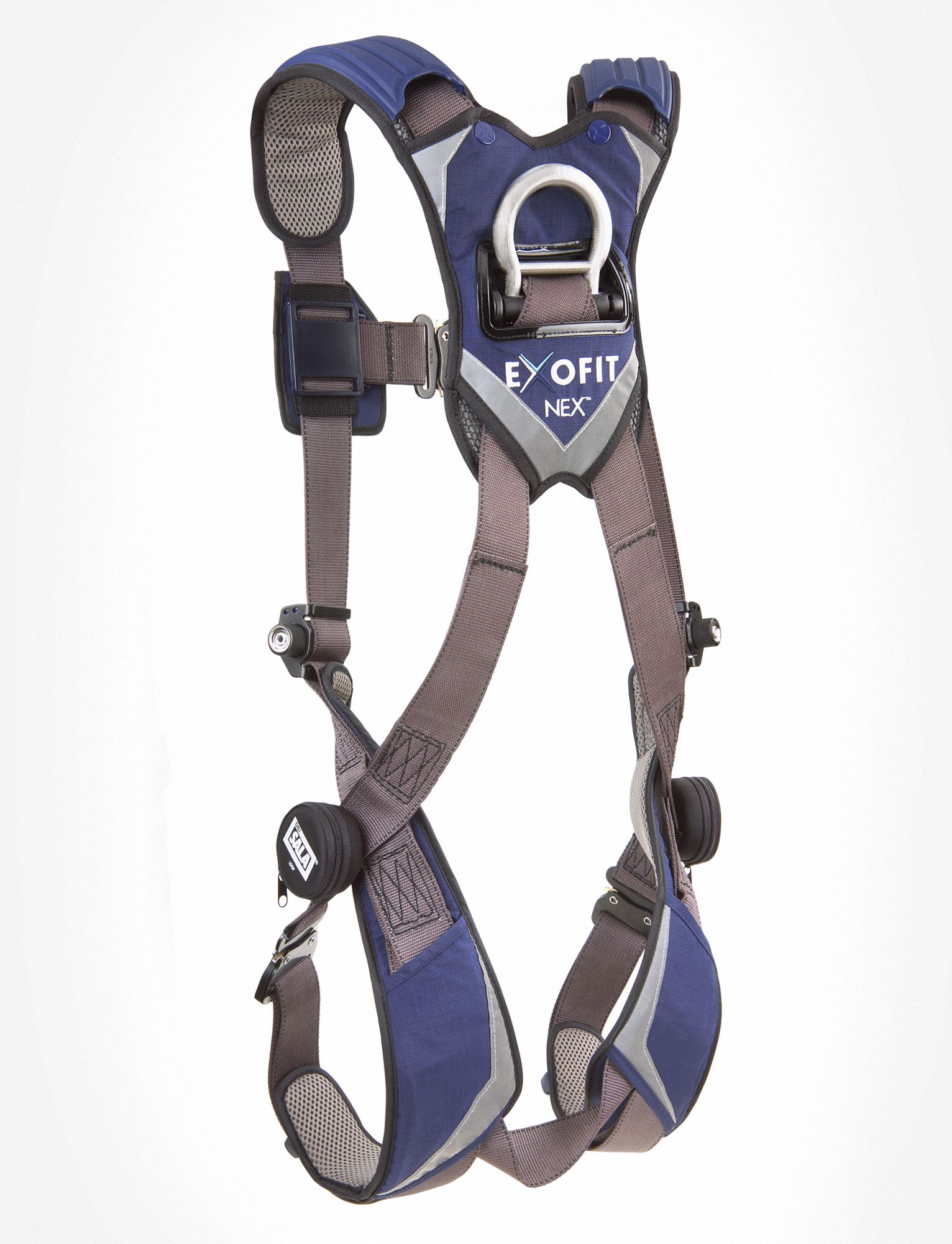 3M DBI-SALA Full Body Harness, 420 lb, Gray - XS - 39Z866|1113000 ...