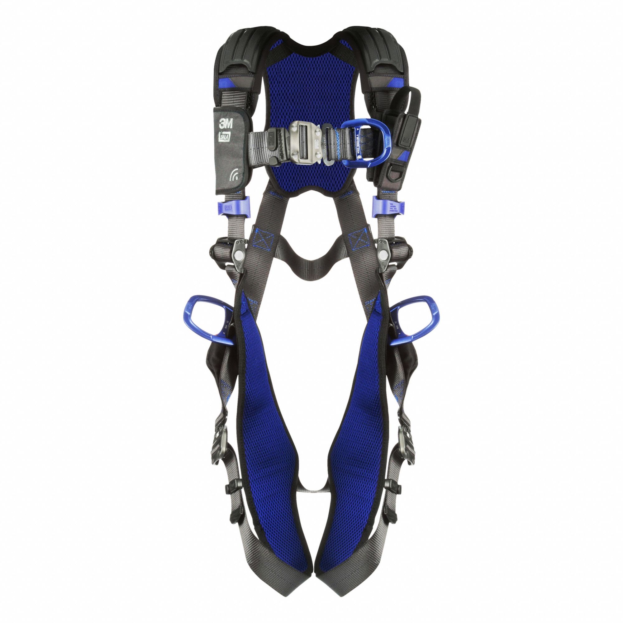 Fall Protection Harness: Vest, Quick-Connect / Quick-Connect Buckles, 2XL