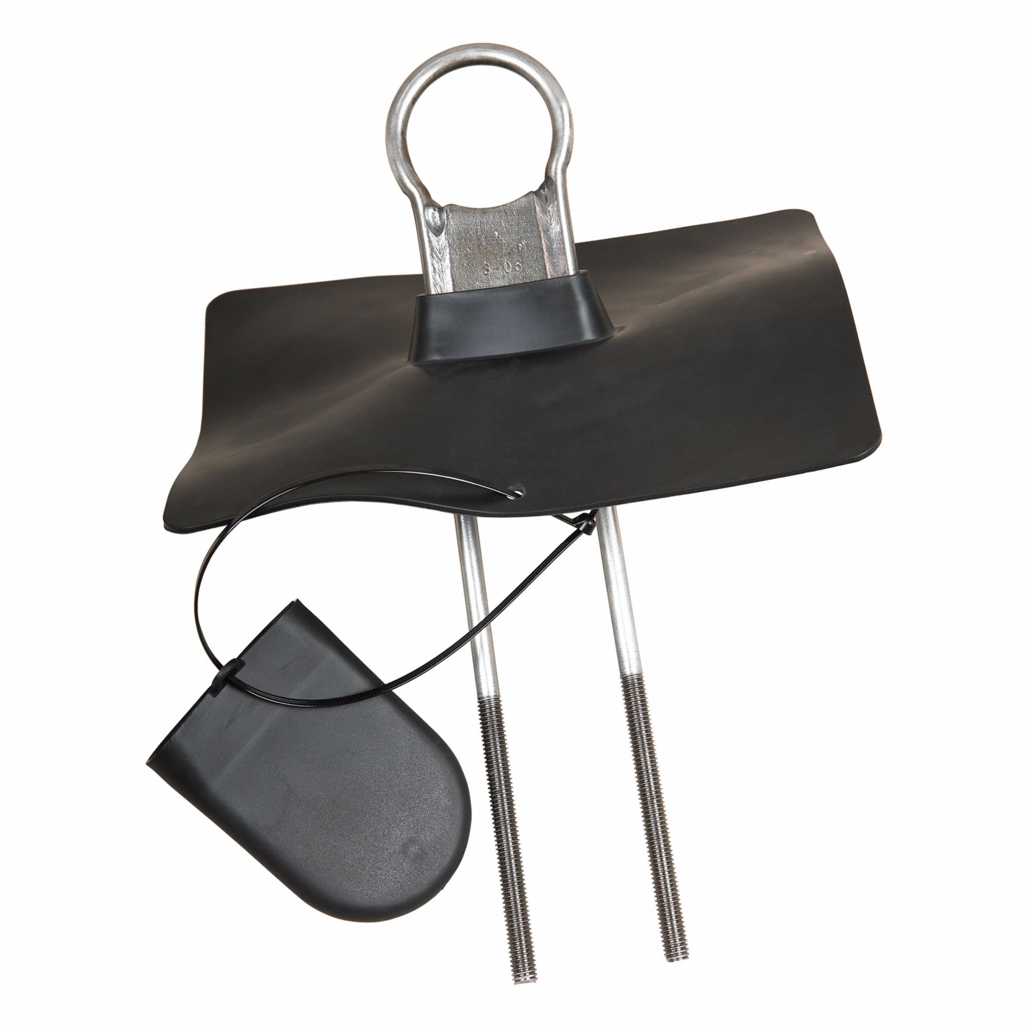 Roof Anchor: 310 lb Capacity, For Wood, Flat/Inclined Roofs, Fixed D-Ring, Universal