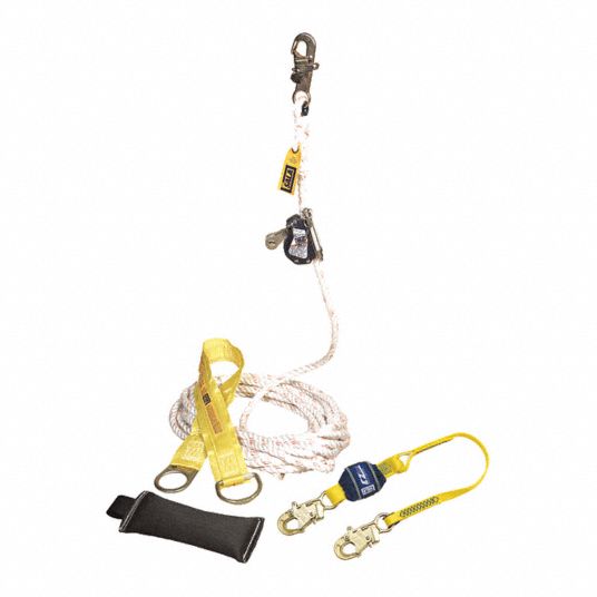 3M DBISALA Rope Grab System, Trailing, 100ft 30M8605000401 Grainger
