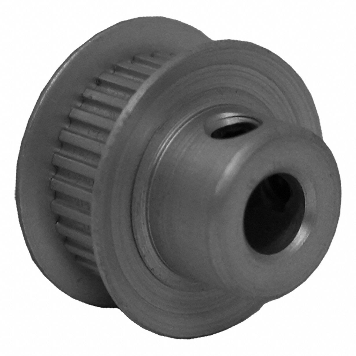 Timing Pulley: Trapezoidal, Fixed, MXL For Belt Trade Size, For 1/4 in Belt Wd