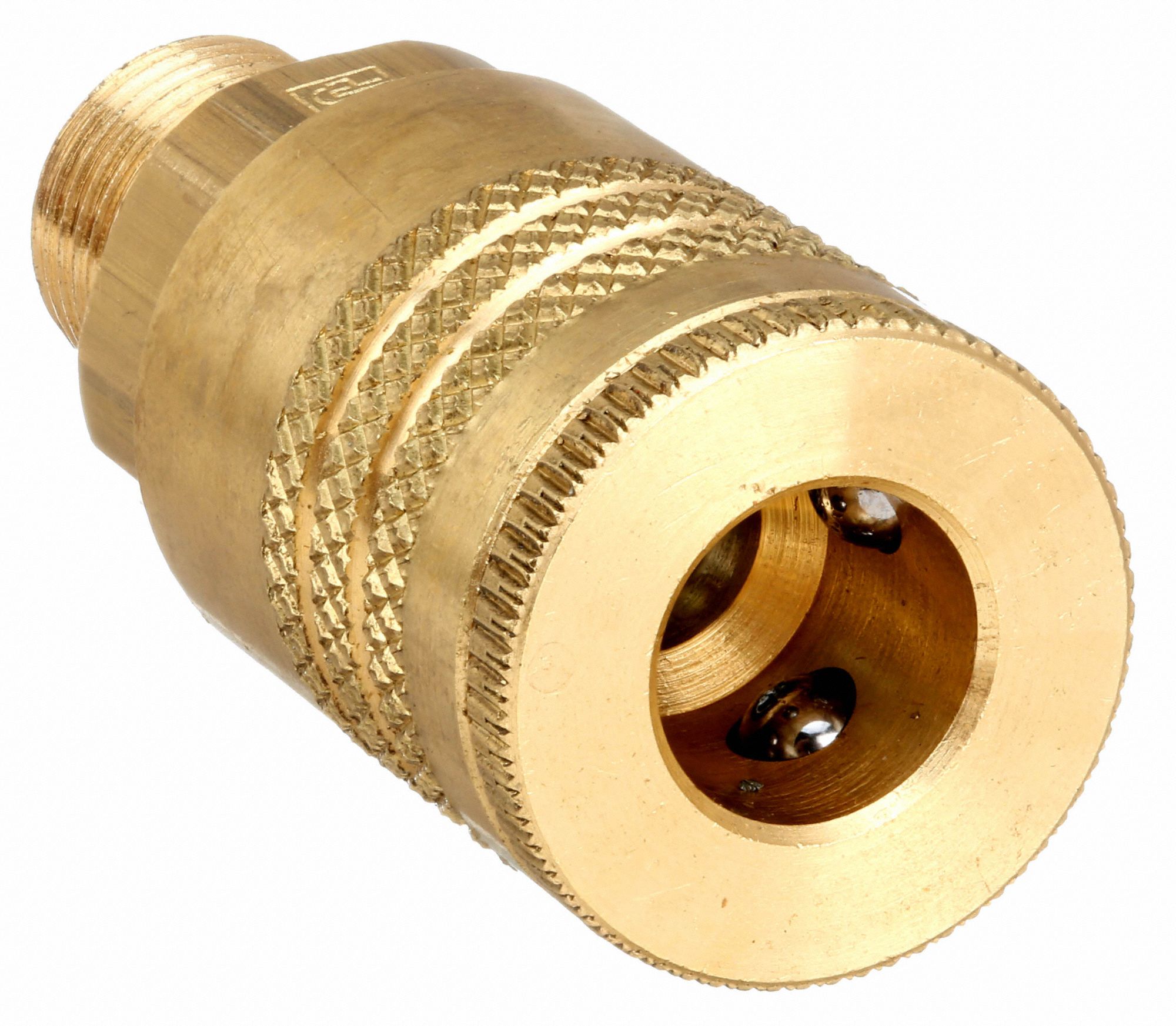 PARKER Quick Connect Hose Coupling 1/4 in Body Size, 1/2 in Hose