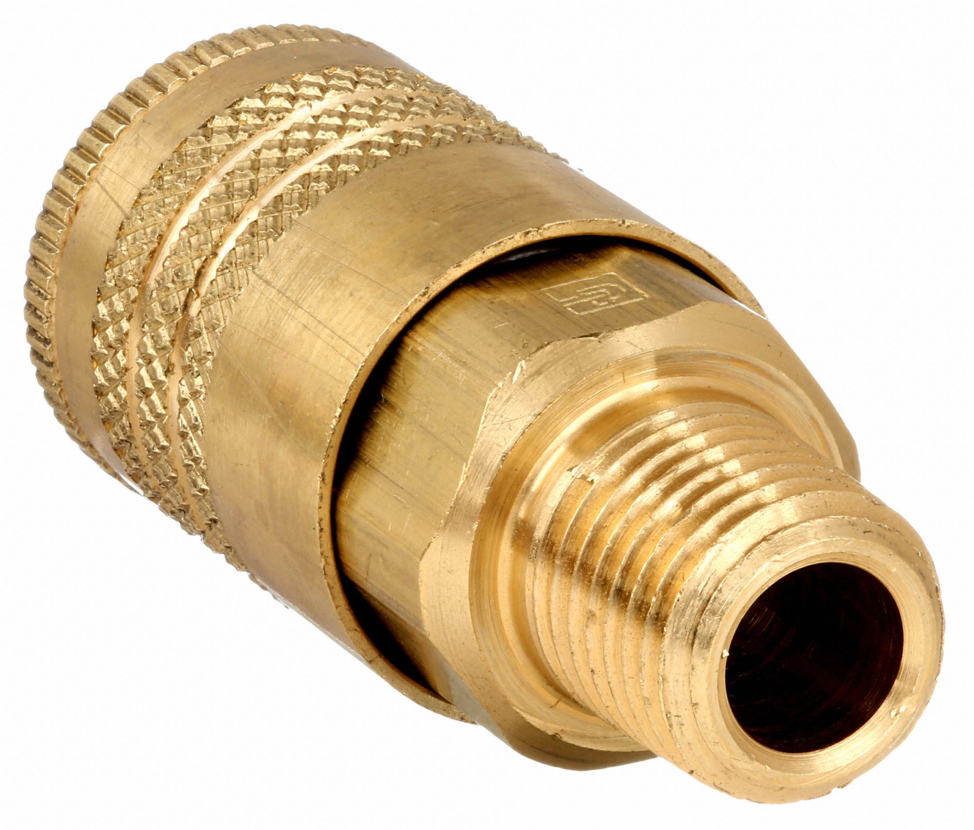 PARKER Quick Connect Hose Coupling 1/4 in Body Size, 1/2 in Hose