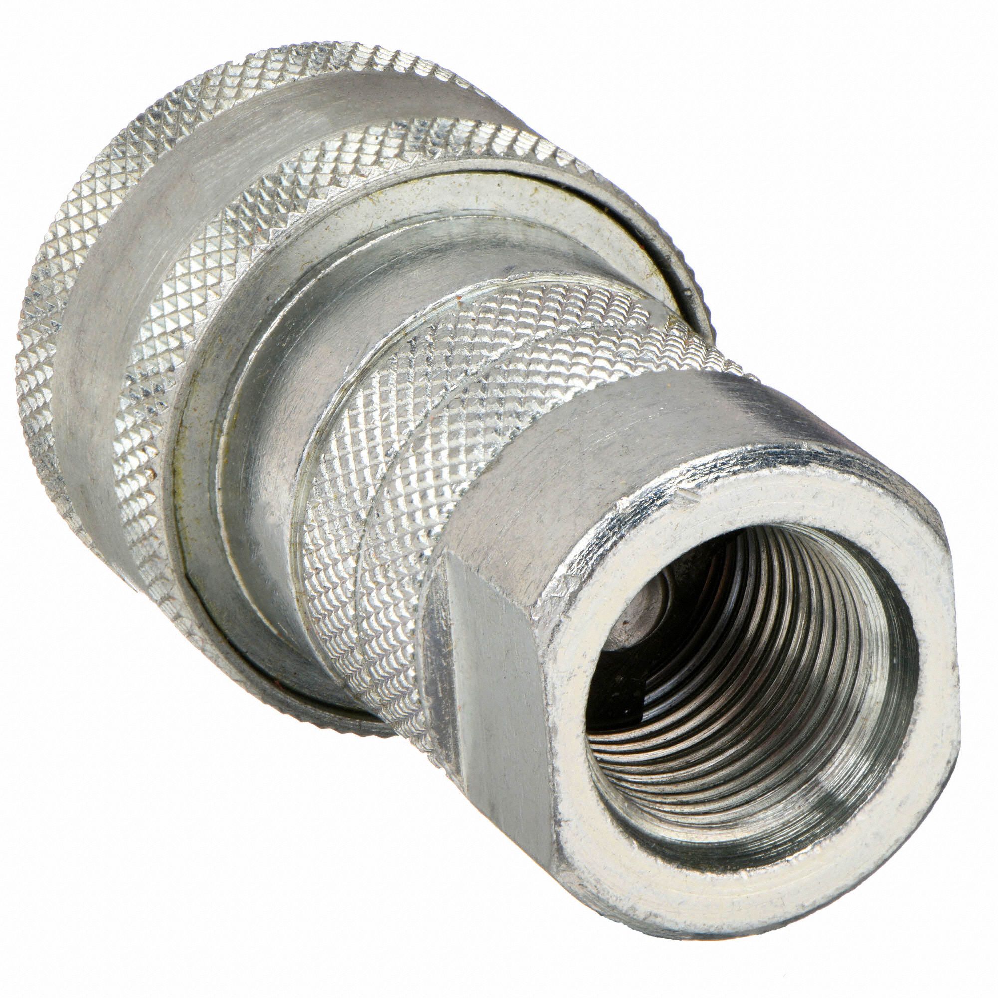 PARKER Quick Connect Hose Coupling 1/4 in Body Size, 1/4 in Hose