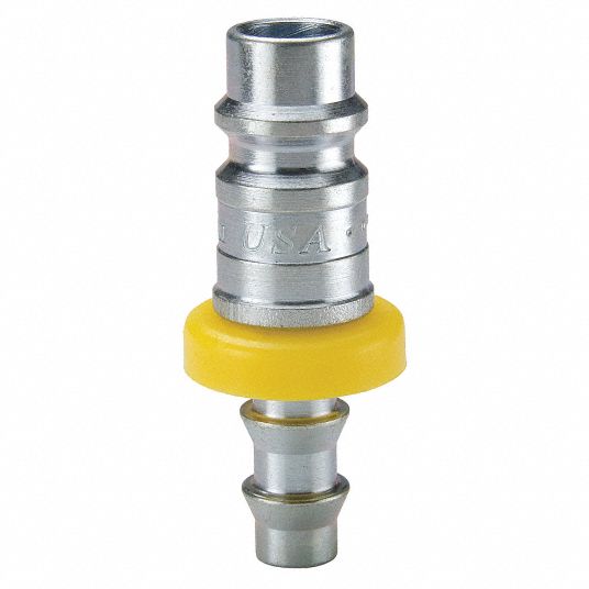 PARKER Quick Connect Hose Coupling, Global Style High Flow, Steel, Plug ...