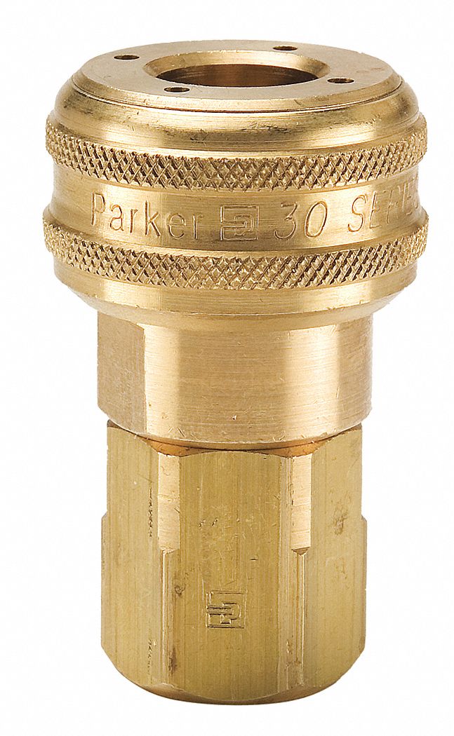 PARKER Acoplador de Conexión Rápida marca PARKER, 1/2, (M)NPT