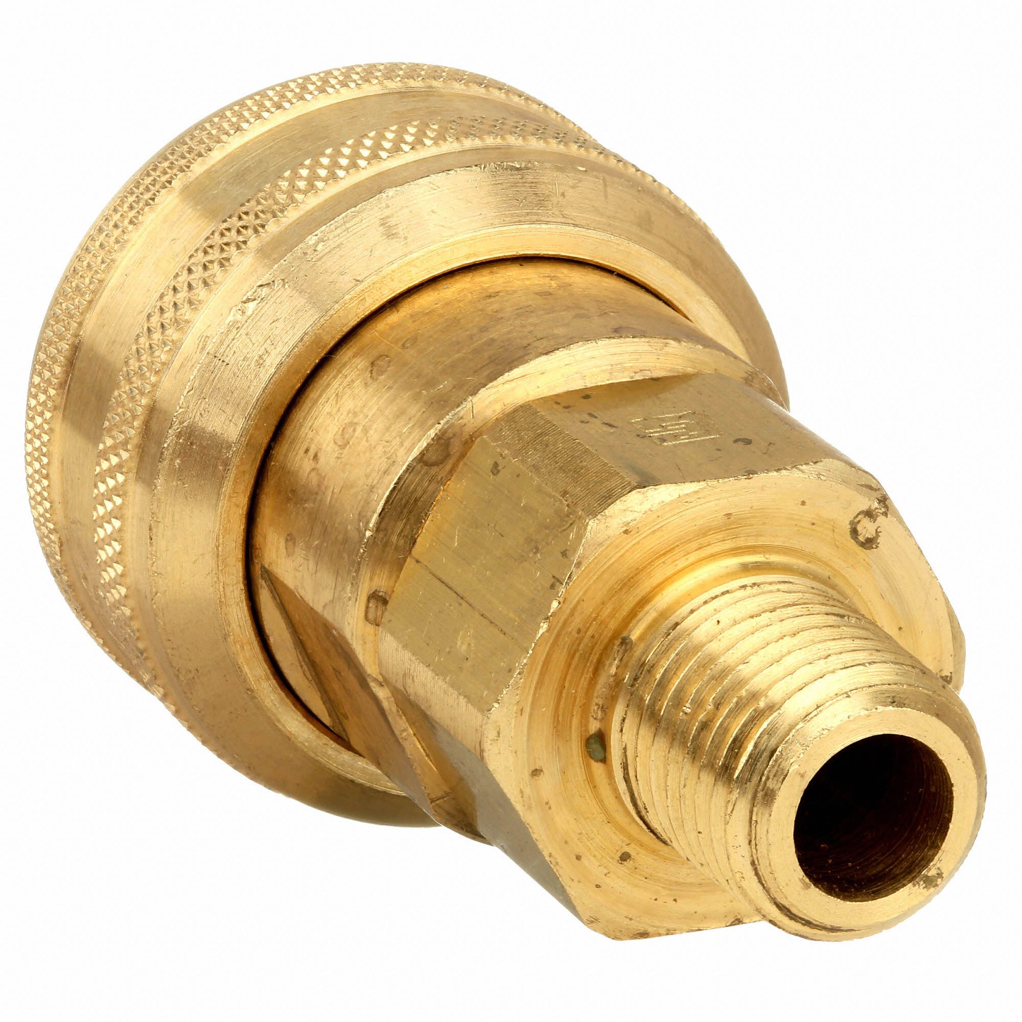 PARKER Quick Connect Hose Coupling 3/8 in Body Size, 3/8 in Hose Fitting Size, PushtoConnect