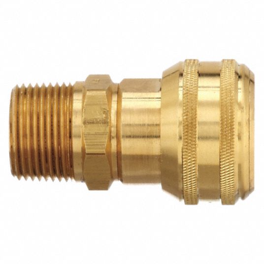 Brass Quick-Click Hose Coupling, Tap Connector & Nozzle Adaptor