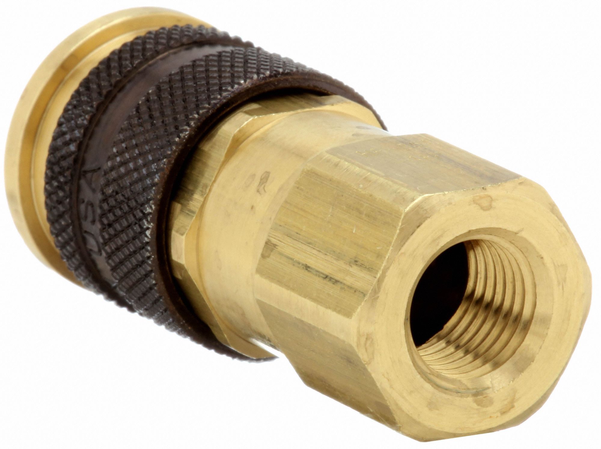 PARKER Quick Connect Hose Coupling, Industrial, Brass, Socket 30N240HF3716FP Grainger