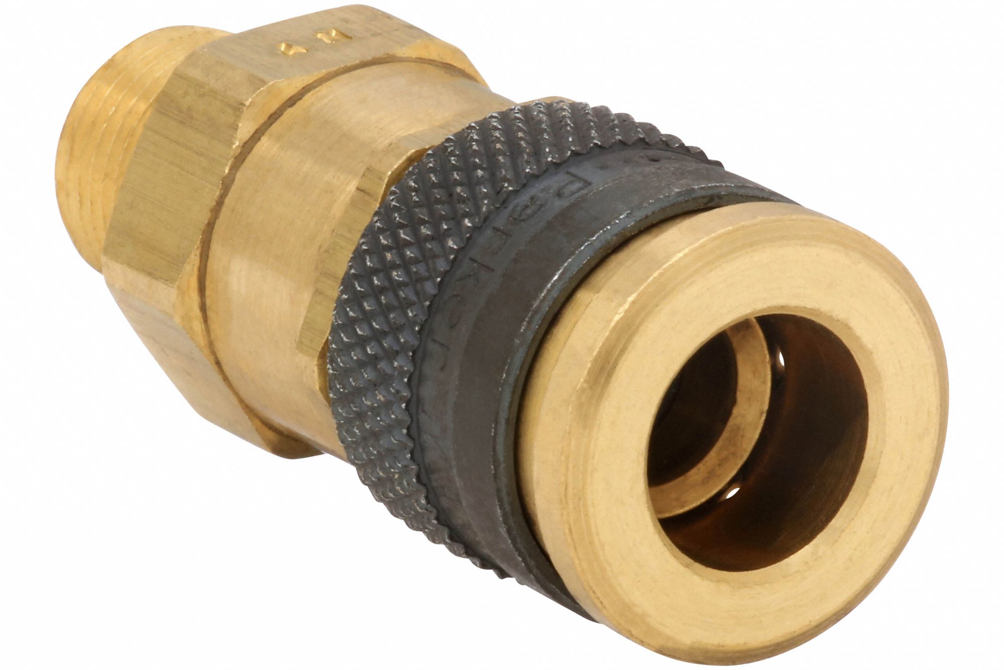 PARKER Quick Connect Hose Coupling 3/8 in Body Size, 3/8 in Hose