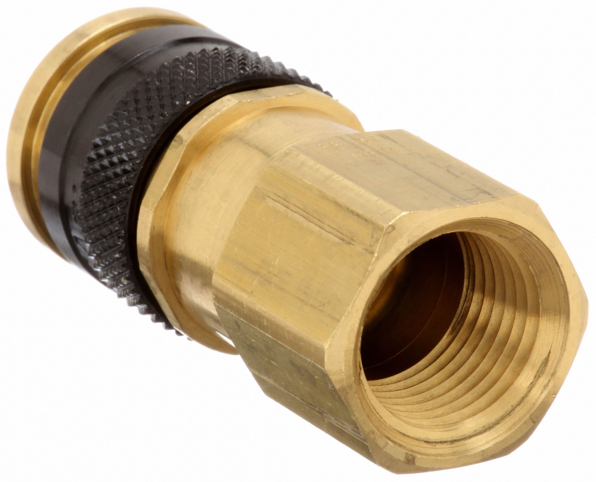 PARKER Quick Connect Hose Coupling: 3/8 in Body Size, 1/2 in Hose ...