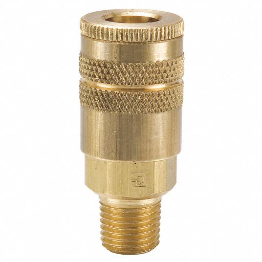 PARKER Quick Connect Hose Coupling, Industrial, Brass, Socket 30N262