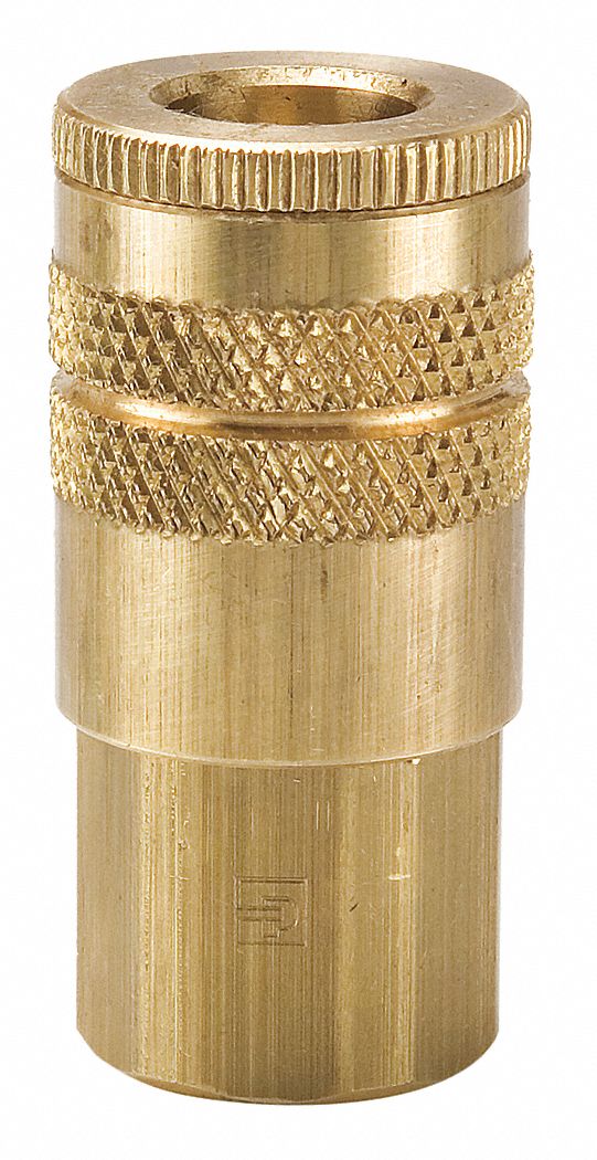 PARKER Quick Connect Hose Coupling 3/8 in Body Size, 3/8 in Hose