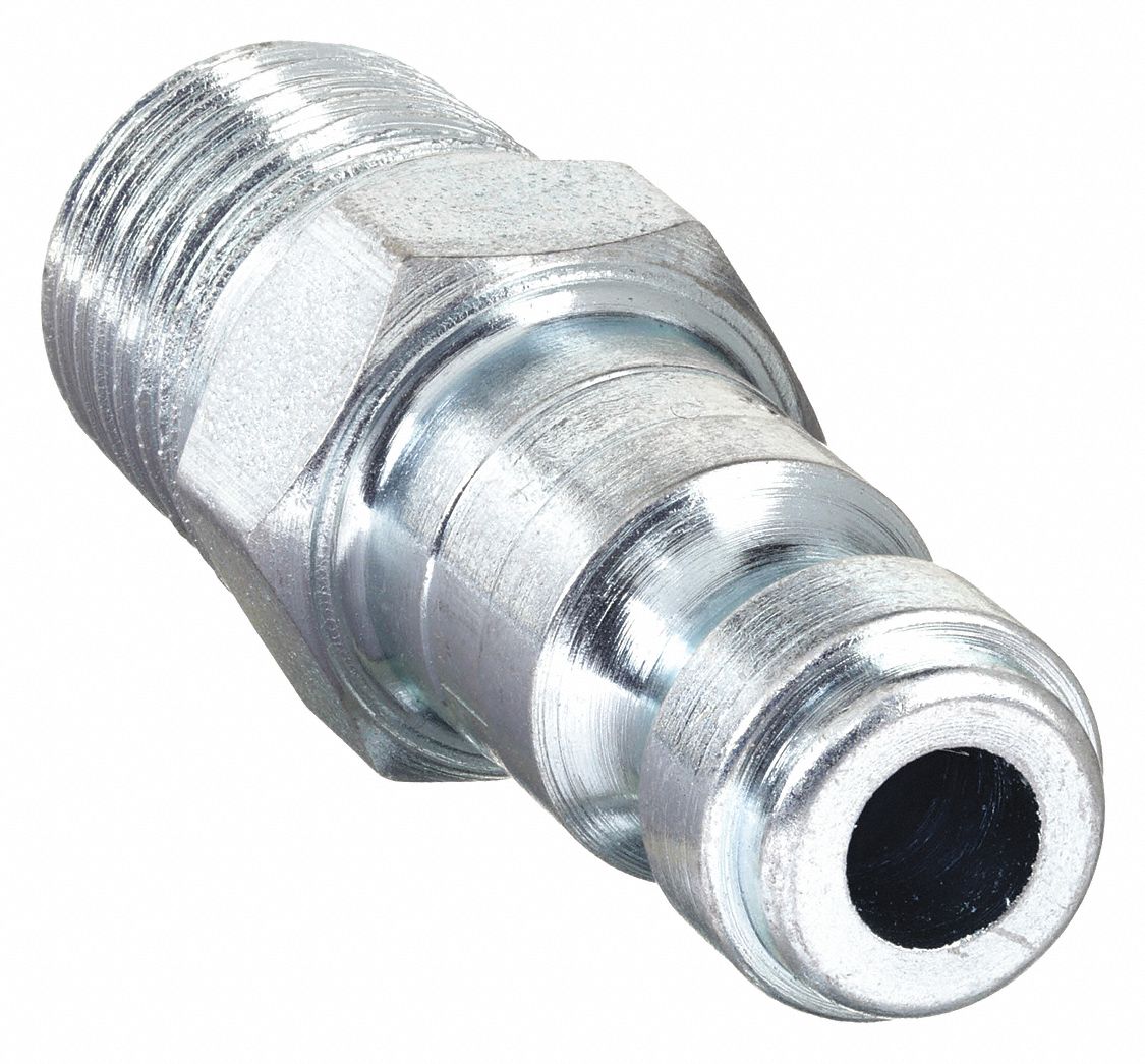 QUICK CONNECT HOSE COUPLING, ⅜ IN BODY SIZE, ⅜ IN HOSE FITTING SIZE, ⅜"-18 THREAD SIZE