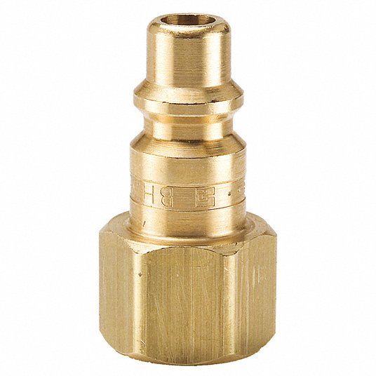 A69S New Parker Air Hose Brass Quick Couplings 1/4"-18 NPTF 10 Series 4 Pack 