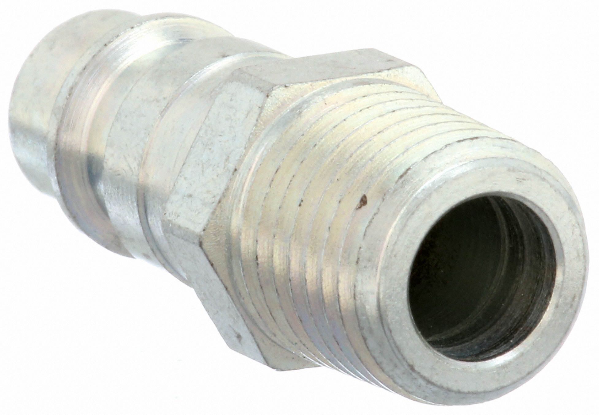 PARKER Quick Connect Hose Coupling, Industrial, Steel, Plug 30N279