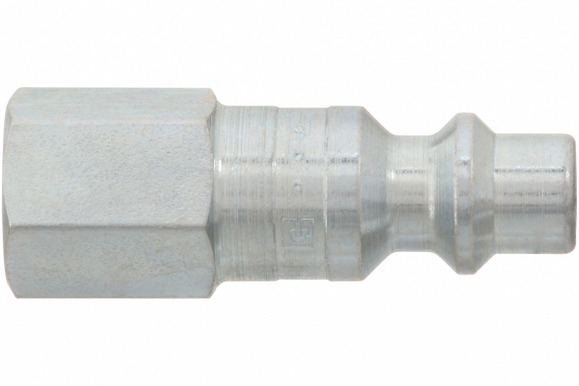 Pneumatic Hose Coupling: 1/4 Thread, 1/4 Body Dia, Industrial Interchange