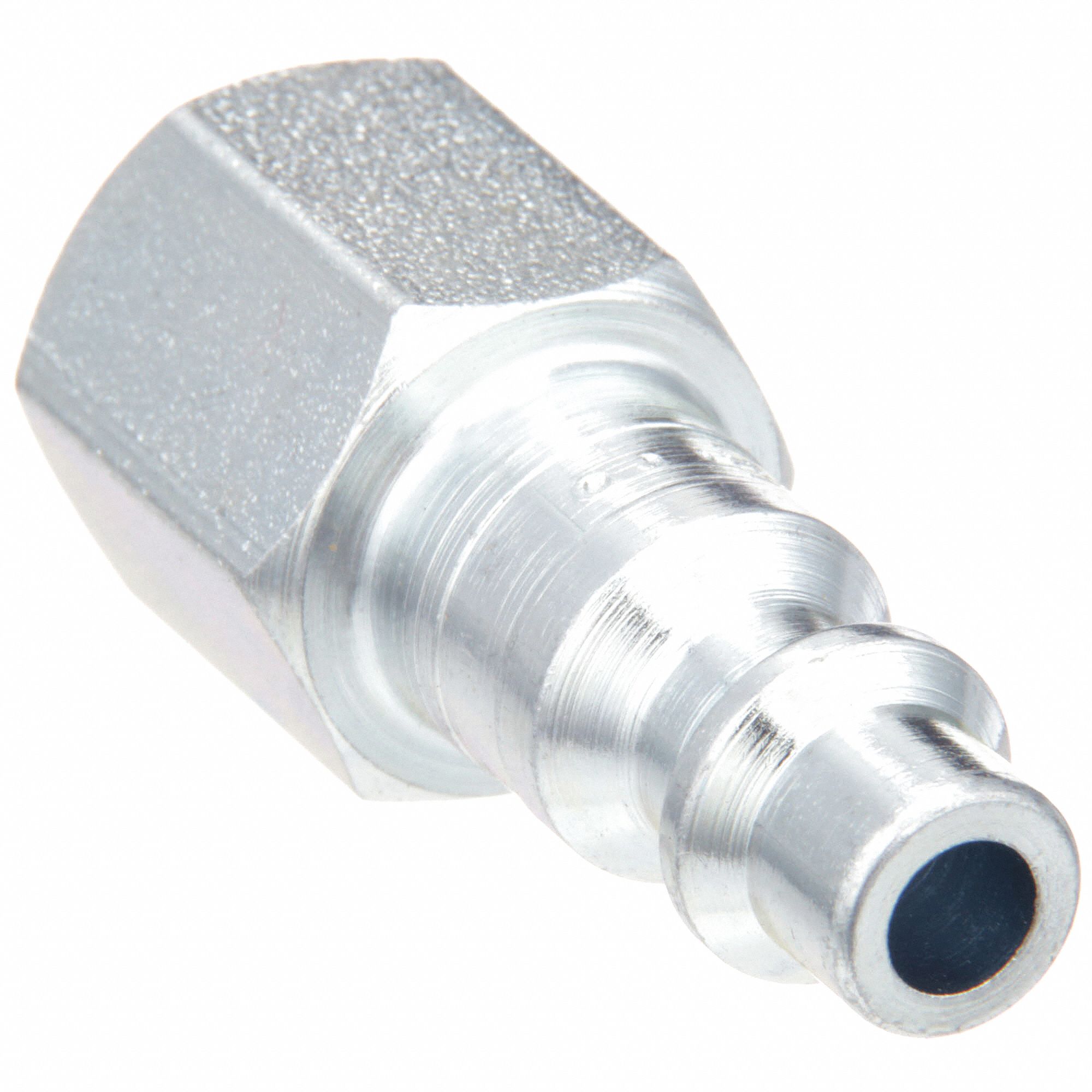 QUICK CONNECT HOSE COUPLING, ¼ IN BODY SIZE, ⅜ IN HOSE FITTING SIZE, ⅜