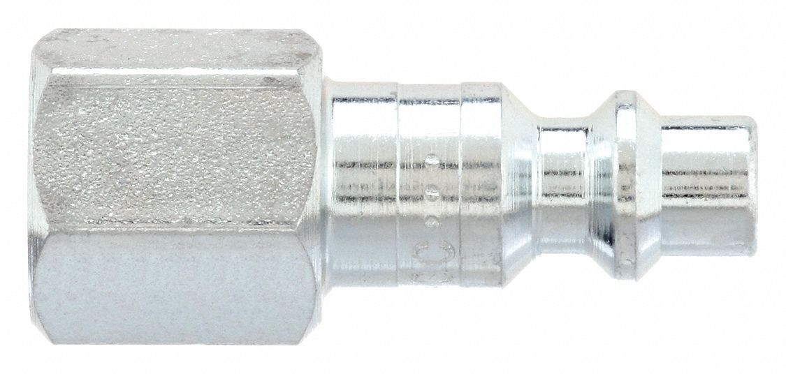 QUICK CONNECT HOSE COUPLING, ⅜ IN BODY SIZE, ⅜ IN HOSE FITTING SIZE, ⅜"-18 THREAD SIZE