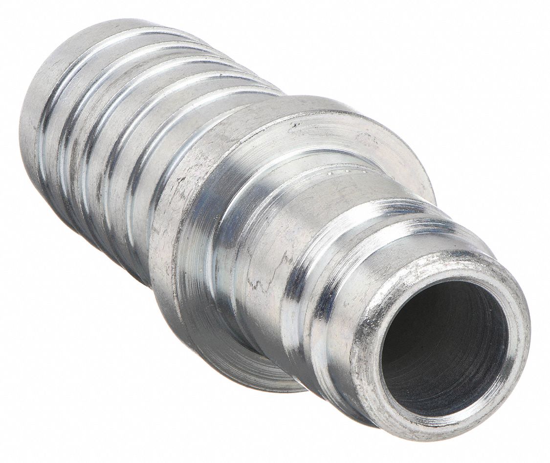 QUICK CONNECT HOSE COUPLING, ½ IN BODY SIZE, ½ IN HOSE FITTING SIZE, MALE HOSE BARB, MALE