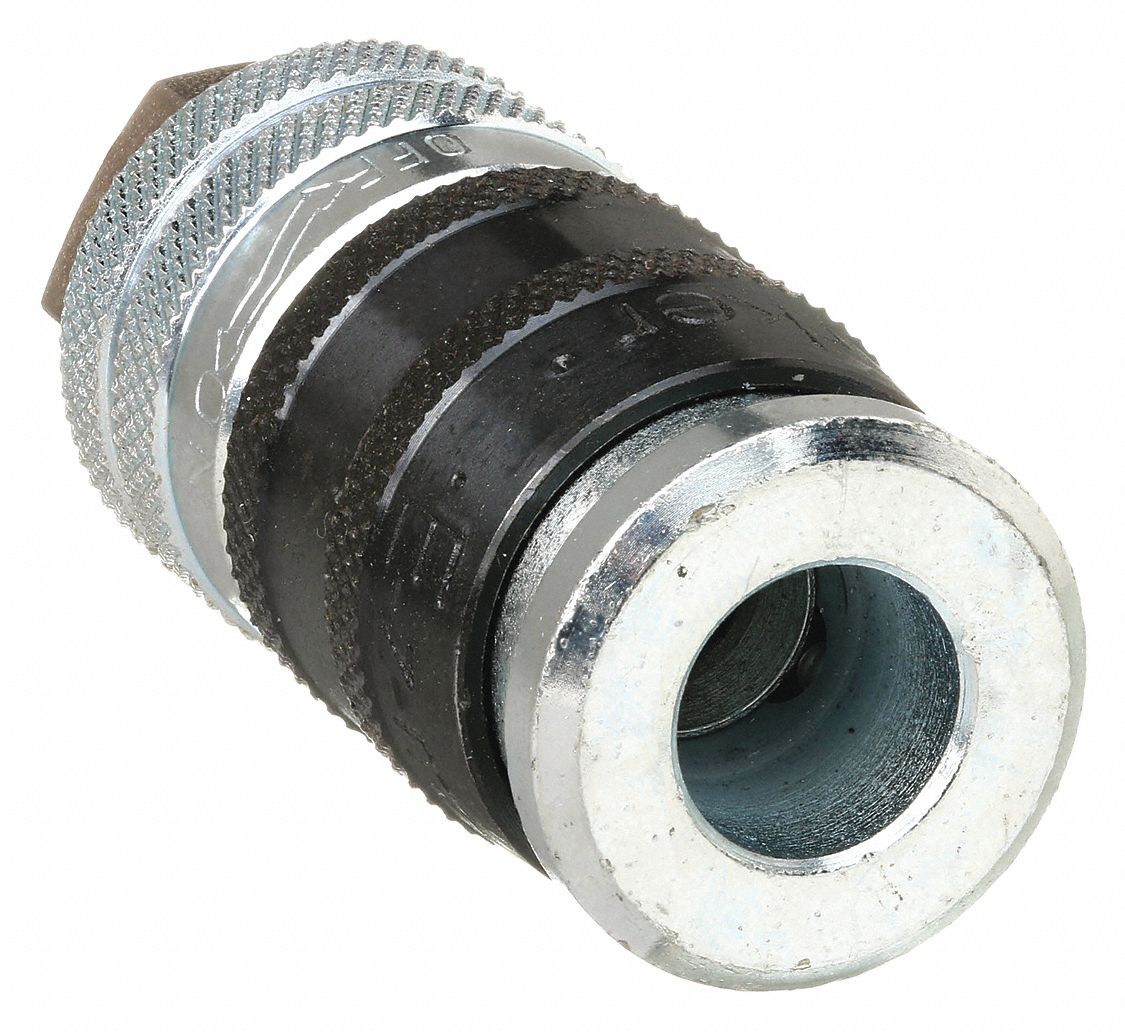 LEGACY Quick Connect Hose Coupling: 3/8 in Body Size, 1/4 in Hose Fitting  Size, Sleeve, FNPT