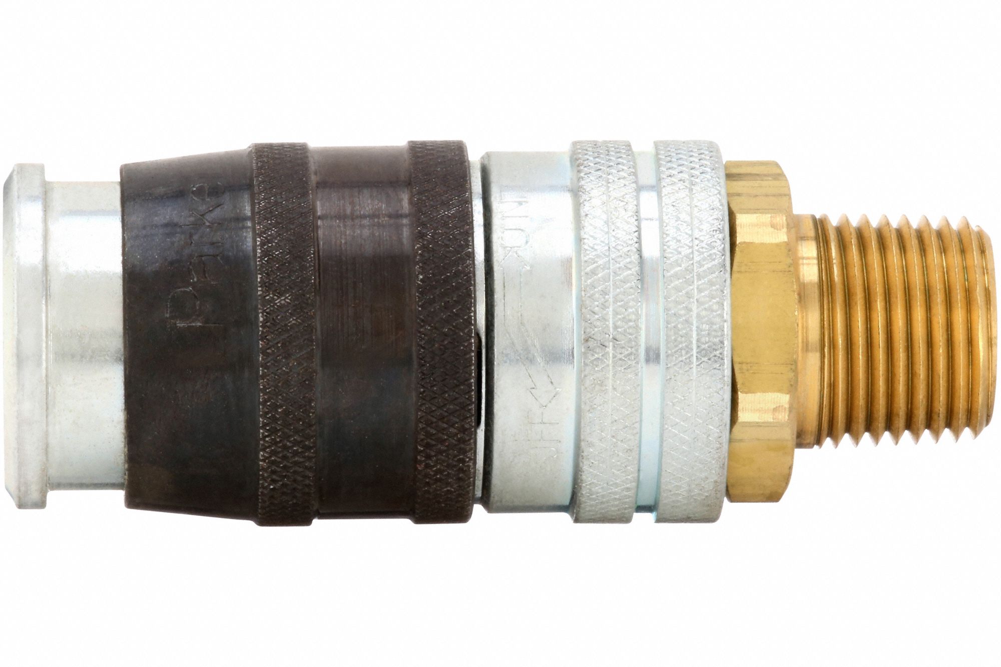 Quick Connect Hose Coupling: 1/2 in Body Size, 1/2 in Hose Fitting Size, 1/2" -14 Thread Size