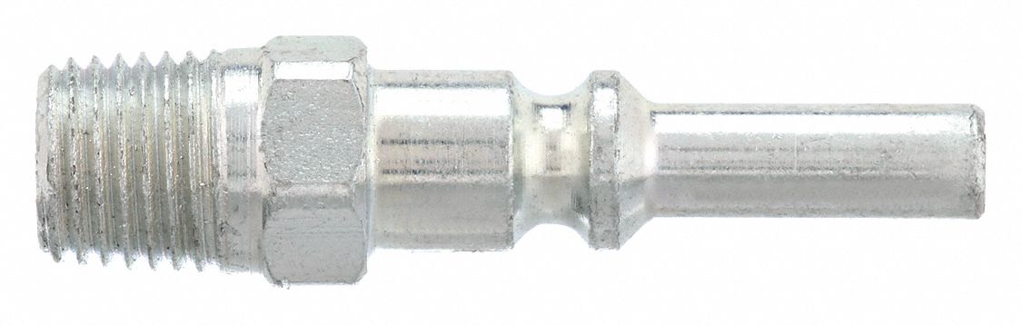 QUICK CONNECT HOSE COUPLING, ¼ IN BODY SIZE, ¼ IN HOSE FITTING SIZE, STEEL, MNPT