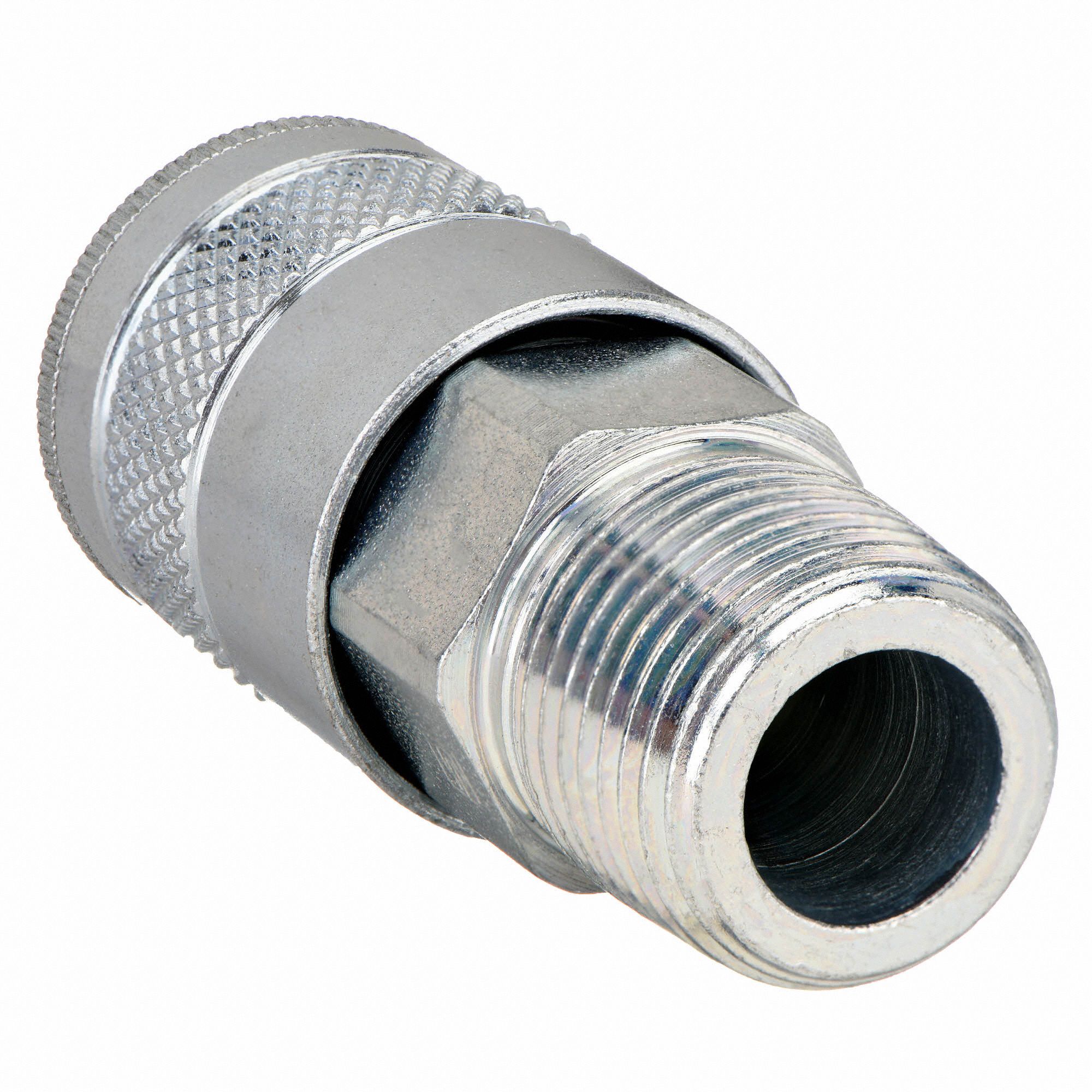 PARKER Quick Connect Hose Coupling 3/8 in Body Size, 1/2 in Hose