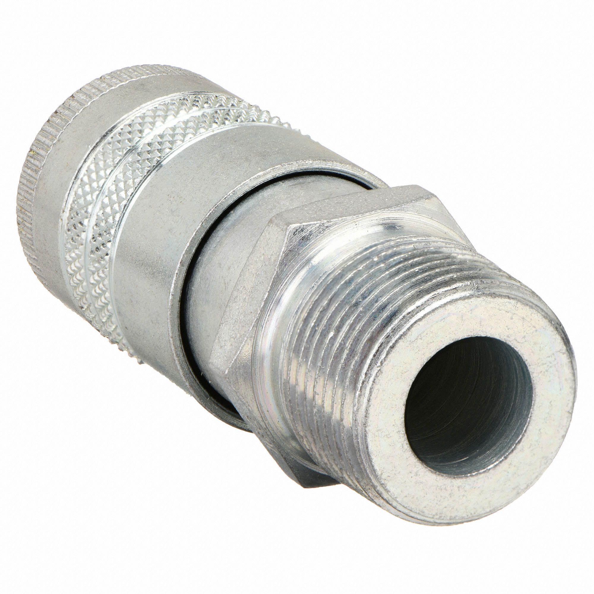PARKER Quick Connect Hose Coupling 1/2 in Body Size, 3/4 in Hose