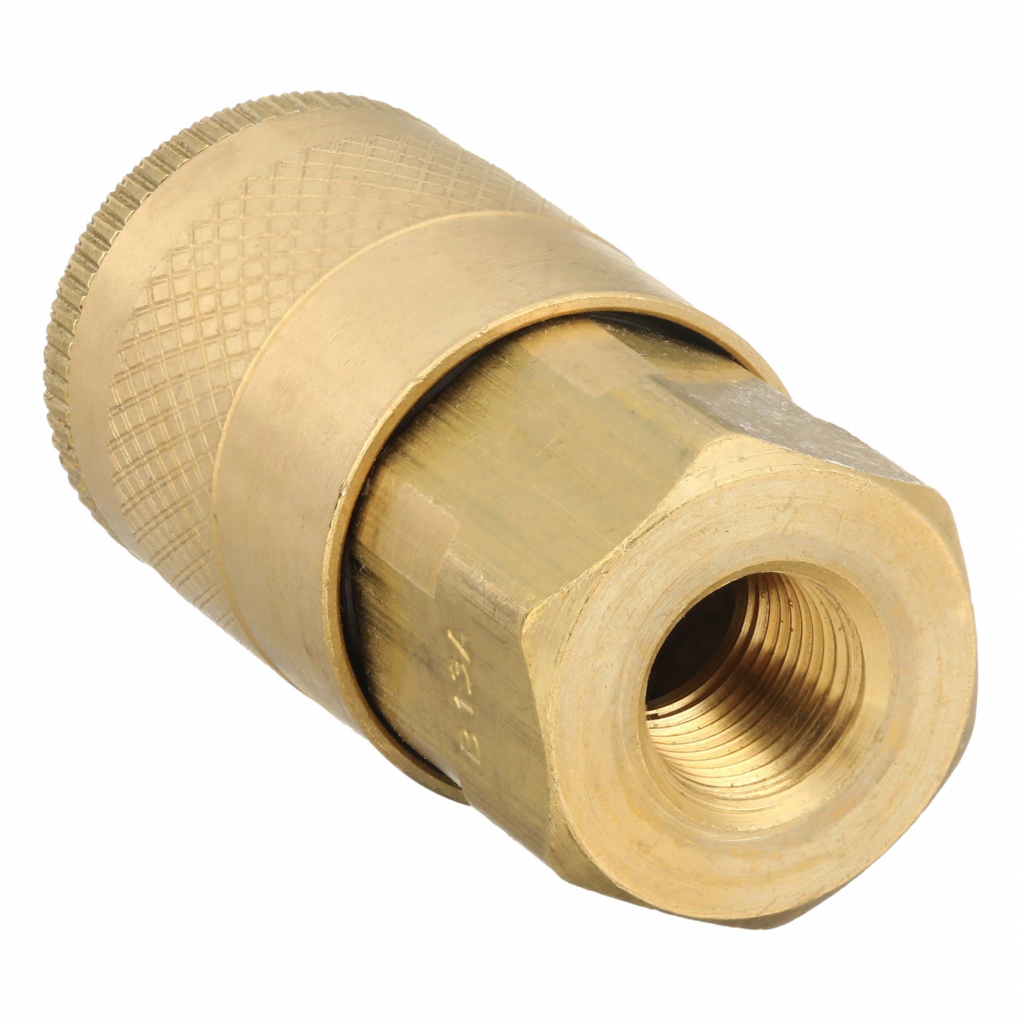 Quick Connect Hose Coupling: 1/4 in Body Size, 1/8 in Hose Fitting Size, 1/8" -27 Thread Size
