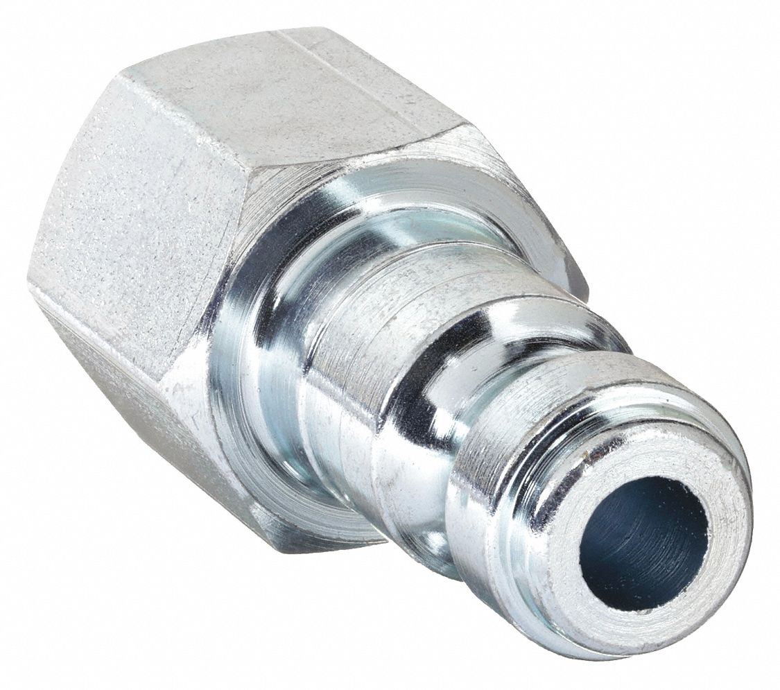 QUICK CONNECT HOSE COUPLING, ¼ IN BODY SIZE, ¼ IN HOSE FITTING SIZE, FNPT