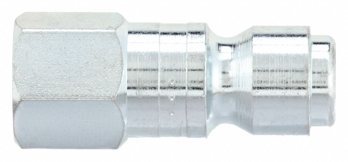 QUICK CONNECT HOSE COUPLING, ½ IN BODY SIZE, ⅜ IN HOSE FITTING SIZE, ⅜