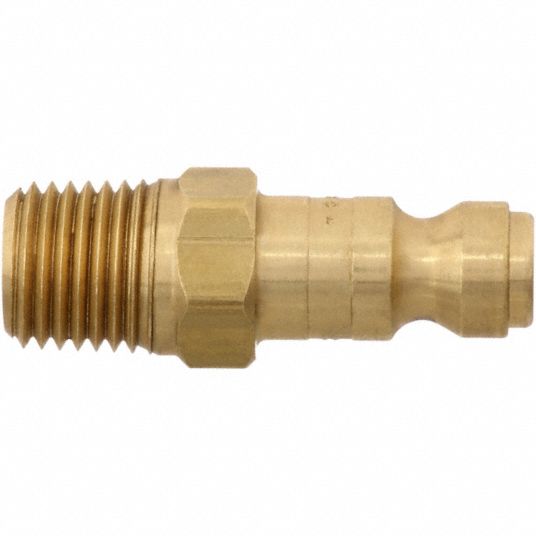 PARKER, 1/4 in Body Size, 1/4 in Hose Fitting Size, Quick Connect Hose ...