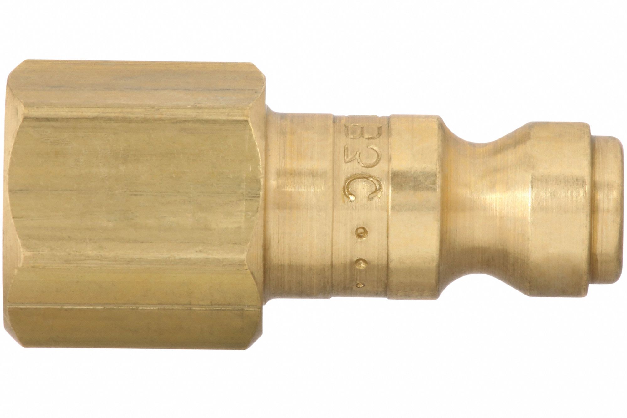 QUICK CONNECT HOSE COUPLING, ¼ IN BODY SIZE, ¼ IN HOSE FITTING SIZE, ¼"-18 THREAD SIZE