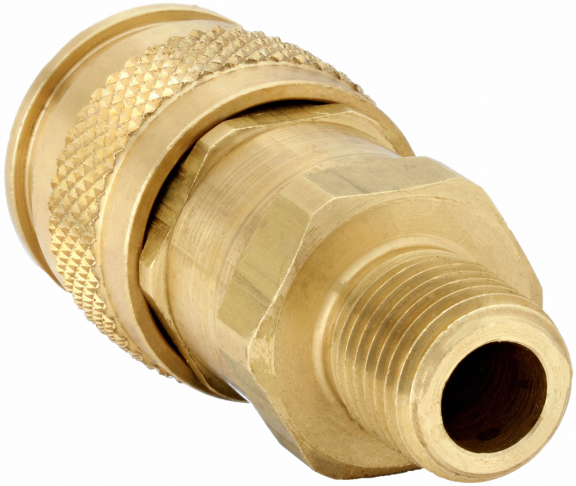 PARKER Quick Connect Hose Coupling 1/4 in Body Size, 1/4 in Hose