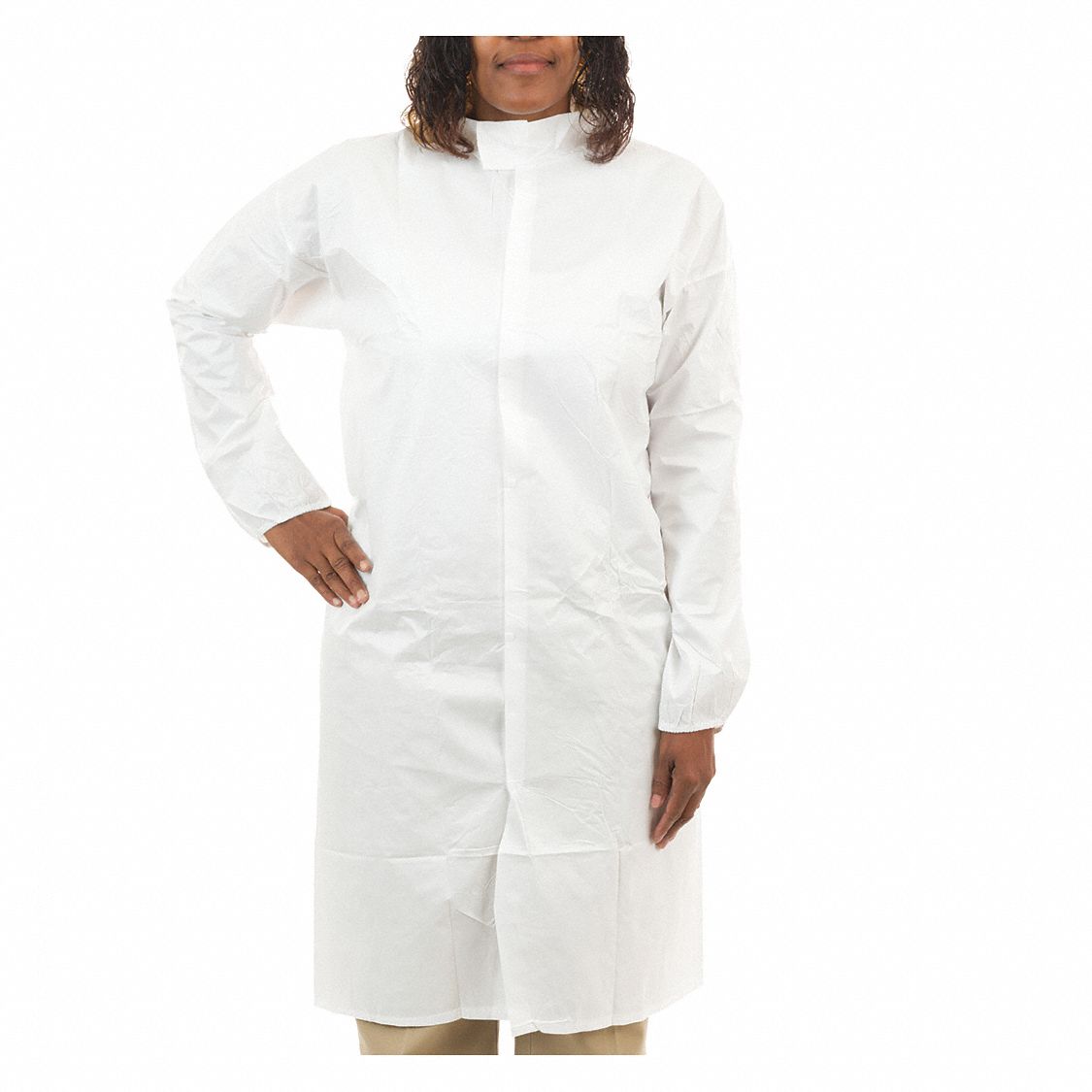 LAB FROCK,WHITE,SZ M,CA50