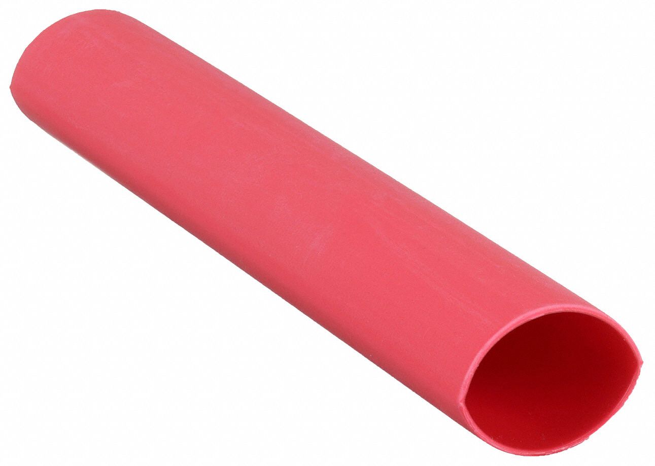 Heat Shrink Tubing: 0.4 in I.D. Before Shrinking, 0.15 in I.D. After Shrinking, 6 in Lg, 3 PK