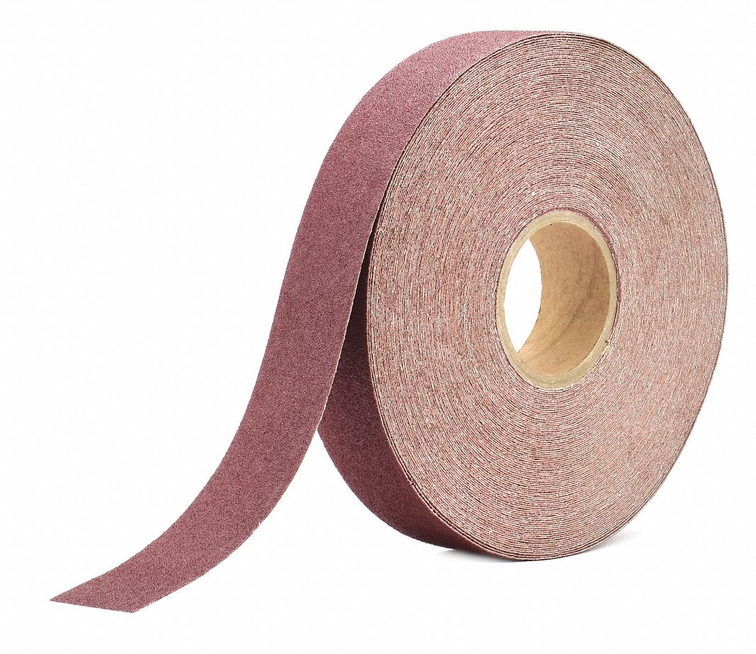 ARC ABRASIVES Abrasive Roll, 2" W x 150 ft. L, 80G 30NR3373165