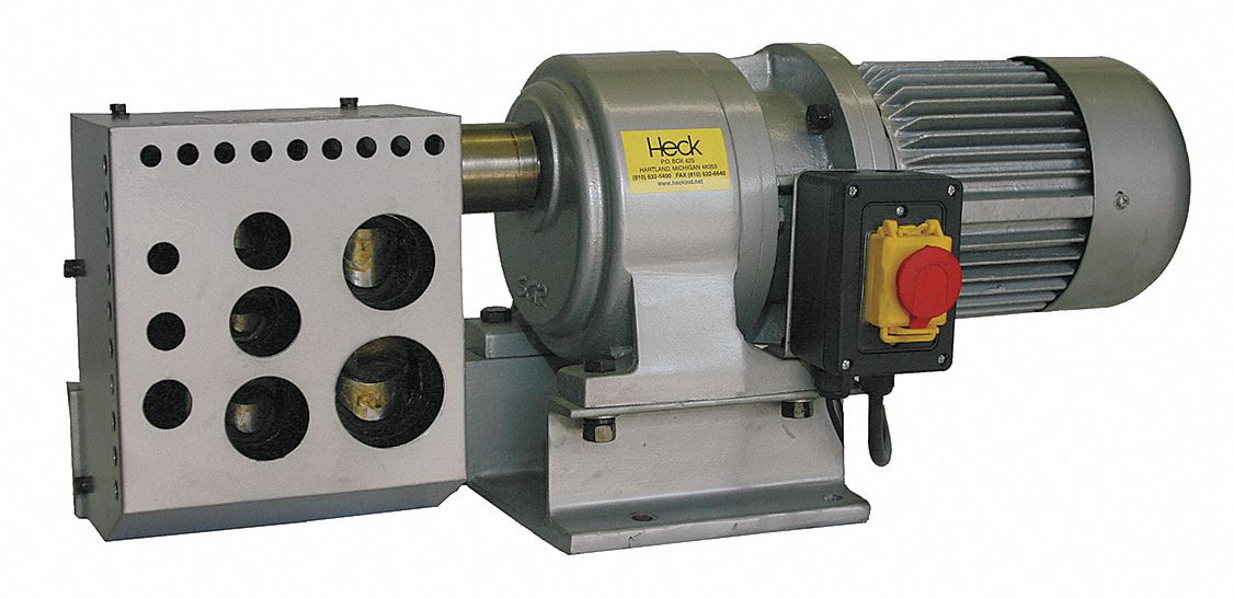 Pipe and Tube Notcher: 1/4 in Min. Compatible Pipe Size, 2 in Max. Notch Dia., Motor